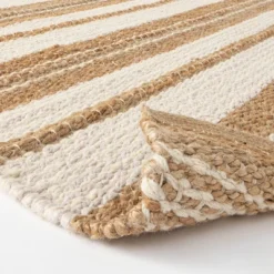 Riverton Striped Jute/Wool Area Rug Tan - Threshold™ Designed With Studio McGee -Best Home Decoration GUEST 0110659e 2efa 4ebf ba67 8ab0cc06e3ac
