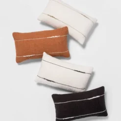 Embroidered Thin Line Lumbar Throw Pillow - Threshold™ -Best Home Decoration GUEST 0245abf7 37d9 47bd a3d1 e3736bd654da