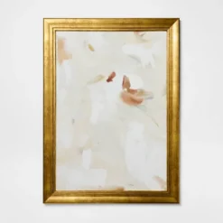 28"x38" Modern Abstract Light Framed Wall Art With Ornate Frame - Threshold™ Designed With Studio McGee -Best Home Decoration GUEST 07bb8133 d4a5 4c10 896d 3cd838272397