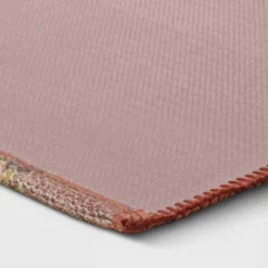 Southbury Washable Printed Diamond Persian Style Rug Rust - Threshold™ -Best Home Decoration GUEST 0937930e 7b4d 40df a390 3739f7c9d169