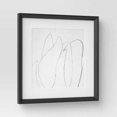 (Set Of 2) 24" X 24" Sketch Art Print Black/White - Threshold™ Designed With Studio McGee 7 (Set Of 2) 24" X 24" Sketch Art Print Black/White - Threshold™ Designed With Studio McGee - Image 5