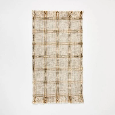 2'1"x3'2" Indoor/Outdoor Plaid Accent Rug - Threshold™ Designed With Studio McGee™ 7 2'1"x3'2" Indoor/Outdoor Plaid Accent Rug - Threshold™ Designed With Studio McGee™ - Image 5