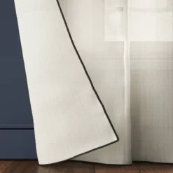 Light Filtering Marrow Edge Curtain Panel Ivory - Threshold™ -Best Home Decoration GUEST 1195e21b fb7e 4fd3 b008 cf3dd42e9e9a