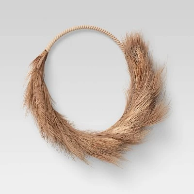 Dried Greenery Decorative Wreath Green - Threshold™ 4 Dried Greenery Decorative Wreath Green - Threshold™ - Image 2