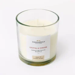 Clear Glass Santal & Ginger Candle White - Threshold™ Designed With Studio McGee -Best Home Decoration GUEST 133d9fdf 67f9 454f bb07 36d647d7b08b