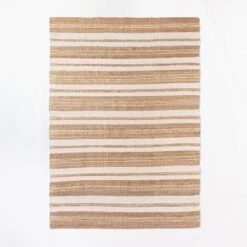 Riverton Striped Jute/Wool Area Rug Tan - Threshold™ Designed With Studio McGee -Best Home Decoration GUEST 165a2fb4 ddce 4cf5 8ba0 34ba0b546b4a