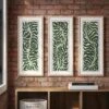(Set Of 3) 12"x28" Modern Seaweed Framed Arts Naturals - Threshold™ -Best Home Decoration GUEST 1c644c20 573f 4d56 a355 ef25dd2067a8