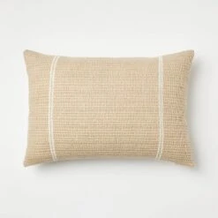 Oversize Embroidered Striped Throw Pillow Cream - Threshold™ Designed With Studio McGee -Best Home Decoration GUEST 1ddb9719 cee8 4fd1 9365 47a3d094f05c