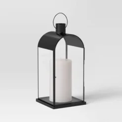 Metal Lantern Black - Threshold™ -Best Home Decoration GUEST 20d7ed5d 37e7 4dcf 87ba 46abc0dcc0ed