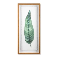 (Set Of 3) 28"x12" Framed Leaves Decorative Wall Art White - Threshold™ -Best Home Decoration GUEST 214fdd58 752e 4cd5 99b6 07b5a2d55b3e