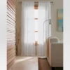 1pc 52"x84" Sheer Chiffon Curtain Panel White - Threshold™ -Best Home Decoration GUEST 241fe3c1 18d6 46ff b966 ac3cdb41fbc3