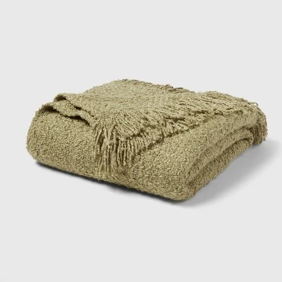 Fringed Boucle Bed Throw - Threshold™ 6 Fringed Boucle Bed Throw - Threshold™ - Image 4