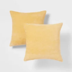 2pk Chenille Square Throw Pillows - Threshold™ -Best Home Decoration GUEST 2ab74984 d049 457c b7ed c8a84e827709
