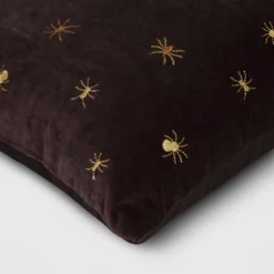 Beaded And Embroidered Spider Cotton Velvet Square Halloween Throw Pillow Gold/Black - Threshold™ -Best Home Decoration GUEST 2b3b603a 16ed 417e a8bc d6b134d5b717