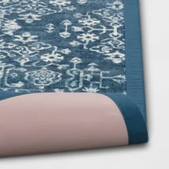 Vintage Print Comfort Rug Blue - Threshold™ -Best Home Decoration GUEST 2f4d2ac9 00f5 42f5 a160 ae82fb4083c6