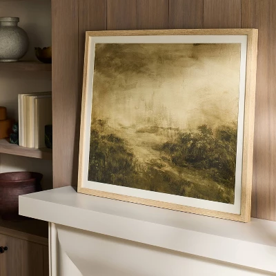 24"x30" Abstract Green Tone Landscape Wall Art - Threshold™ Designed With Studio McGee 3 24"x30" Abstract Green Tone Landscape Wall Art - Threshold™ Designed With Studio McGee