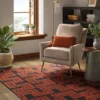 Geometric Area Rug Orange/Black - Threshold™ -Best Home Decoration GUEST 33676dd4 3257 4f6c 80d2 a01ee8caf6ef