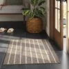2'x3' Washable Striped Accent Rug Heathered Gray/Brown Almond - Threshold™ -Best Home Decoration GUEST 341effba 0470 49c0 a372 9f2c68454d1c