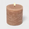 Pillar Ashwood And Palo Santo Candle Tan - Threshold™