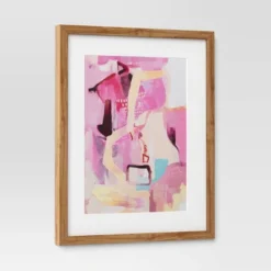 (Set Of 2) 16" X 20" Painterly Collage Framed Wall Canvases - Threshold™ -Best Home Decoration GUEST 3b7076f4 9d22 4803 abc4 640747dc0712