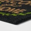 1'6"x2'6"/18"x30" Welcome To Our Home Doormat Black - Threshold™ -Best Home Decoration GUEST 3cf50533 8185 4095 acd4 79083160ef66