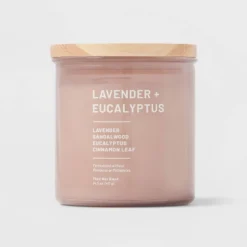 Glass Jar Lavender And Eucalyptus Candle - Threshold™ -Best Home Decoration GUEST 3db36f68 f2c9 4561 a858 68d6584366c0