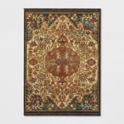 Floral Woven Medallion Persian Rug - Threshold -Best Home Decoration GUEST 3eb86cbc 044a 4e0d ad92 c20f1928d94e