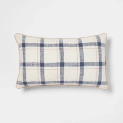 Woven Striped With Plaid Reverse Throw Pillow - Threshold™ -Best Home Decoration GUEST 414edcb0 1df4 4bee 9be2 ba1403dbbcd6