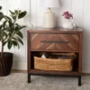 Multi Weave Banana Bark Folio Bin - Threshold™
