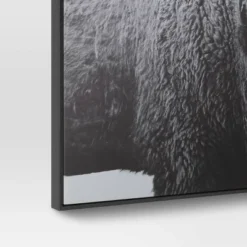 47"x24" Buffalo Wall Canvas Black - Threshold™ -Best Home Decoration GUEST 4b5c71ad 74df 4ba6 9995 eaa2fe564aa3