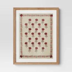 (Set Of 2) 16"x 20" Embroidered Floral Textile Wall Decors Neutrals - Threshold™ -Best Home Decoration GUEST 4e5a3a23 787e 409a 893b babda9c15a09