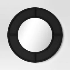 28" Caning Round Wall Mirror - Threshold™ -Best Home Decoration GUEST 4f622bac 11fd 4e93 8fba 9776dadc47c4