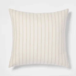 Oversized Cotton Striped Square Throw Pillow - Threshold™ -Best Home Decoration GUEST 4f713579 8e75 4463 a43e 8ad2a3afb065