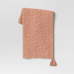Textured Knit Throw Blanket With Tassels - Threshold™ -Best Home Decoration GUEST 5087cdad ca47 4a1c 9008 efd6666a355c