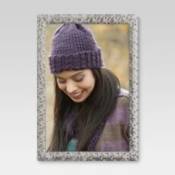 Brushed Nickel Textured Frame - Threshold