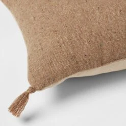 Oblong Traditional Tweed Decorative Throw Pillow Natural Brown - Threshold™ -Best Home Decoration GUEST 5560759b f133 43f6 bc04 2049f7bf717c