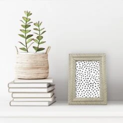 4" X 6" Herringbone Tabletop Frame Gold/White - Threshold™: Modern Style, Easel Back, Glass -Best Home Decoration GUEST 613a8f14 47e9 4cfa 8dfb 8f2d67edb997