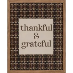 16" X 20" Thankful & Grateful Framed Under Plexi - Threshold™ -Best Home Decoration GUEST 6549a859 fd48 4a52 b23b 74714d9c7256