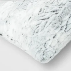 Tipped Snow Leopard Faux Fur Square Throw Pillow - Threshold™ -Best Home Decoration GUEST 668d17e8 01a5 40e8 86ab 0b7c616c19dd