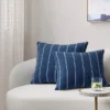 2pk Square Cotton Woven Stripe Throw Pillows Navy/Ivory - Threshold™ -Best Home Decoration GUEST 68c58247 442a 46ca a964 73f9b66615a1