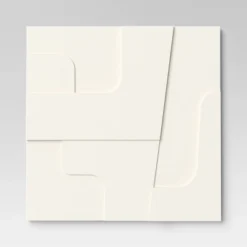 (Set Of 4) 12" X 12" 3D Decorative Graphic Tiles White - Threshold™ -Best Home Decoration GUEST 6c1b35a6 25db 4527 9b31 c6b908d69152
