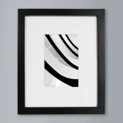8" X 10" Matted To 4" X 6" Thin Gallery Image Frame Beveled Mat Black - Threshold™: Modern Wall Decor, MDF Material -Best Home Decoration GUEST 6d34cc77 fc69 4b6a 8f51 5cbbc15384b6