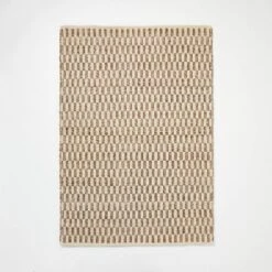 Checkered Stripe Rug Brown - Threshold™ Designed With Studio McGee -Best Home Decoration GUEST 717c7841 3032 4250 850a 76c5ab372d6b