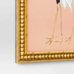 30"x 24" Stylized Bird Canvas Board Framed Art - Threshold™ -Best Home Decoration GUEST 71c12409 7073 42b8 b49a f90d29efbd15