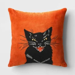 Fierce Cat Applique Cotton Velvet Square Halloween Throw Pillow - Threshold™ 11 Fierce Cat Applique Cotton Velvet Square Halloween Throw Pillow - Threshold™ -Best Home Decoration GUEST 75d286a9 5b9e 4de0 9d76 c71c6fcc15aa