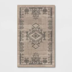 Hancock Distressed Center Motif Rug Beige - Threshold™ -Best Home Decoration GUEST 7abb6d49 1fa2 45cb 8bc2 da63c76cb8c5