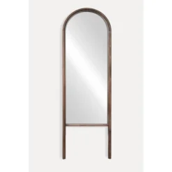 20" X 65" Wood Arched Floor Mirror Walnut - Threshold™ Designed With Studio McGee -Best Home Decoration GUEST 7b6f268e bf4b 41bf af86 ea0fb6ed08c9