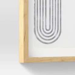 (Set Of 2) 16" X 20" Curve Lines Framed Under Glass Black - Threshold™ -Best Home Decoration GUEST 7baf7b27 376e 4957 9e0f 57bbc883acc6