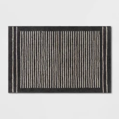 2'6"x4' Washable Knitted Stripe Accent Rug - Threshold™ -Best Home Decoration GUEST 7e13fd4e 0cc7 4dd3 bc07 7b6e94ae2fe6