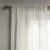 1pc 54"x84" Sheer Leno Weave Curtain Panel Ivory - Threshold™ -Best Home Decoration GUEST 7e18ada1 0d62 4dd2 b225 3fef856199b1